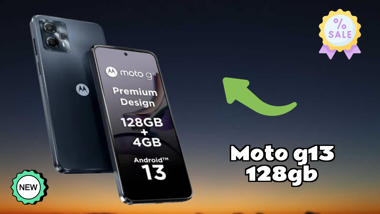 Moto G13 128GB Gaming Performance with MediaTek Helio G85 Processor
