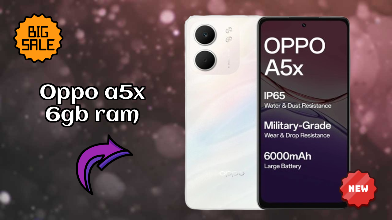 OPPO A5x 6GB RAM Display Review: 6.67 Inches (16.94 Cm) Screen Size