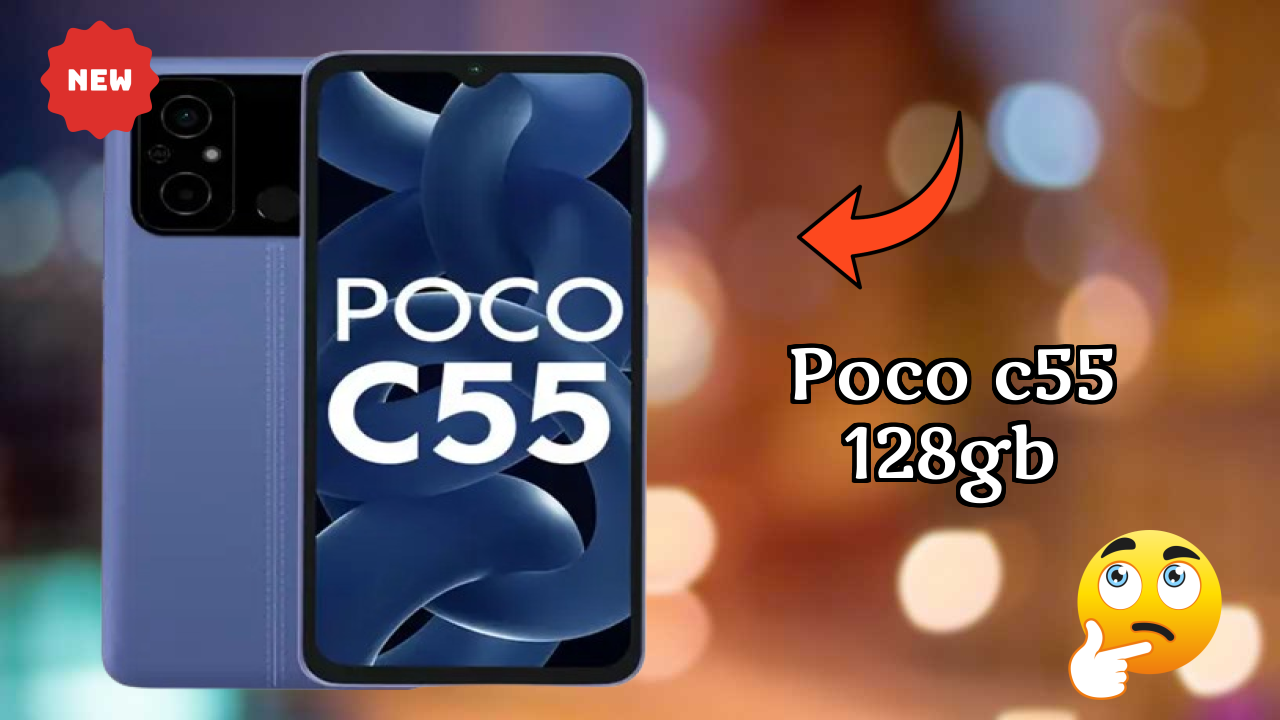POCO C55 128GB Display Size: 6.71 Inches (17.04 Cm) Screen Quality