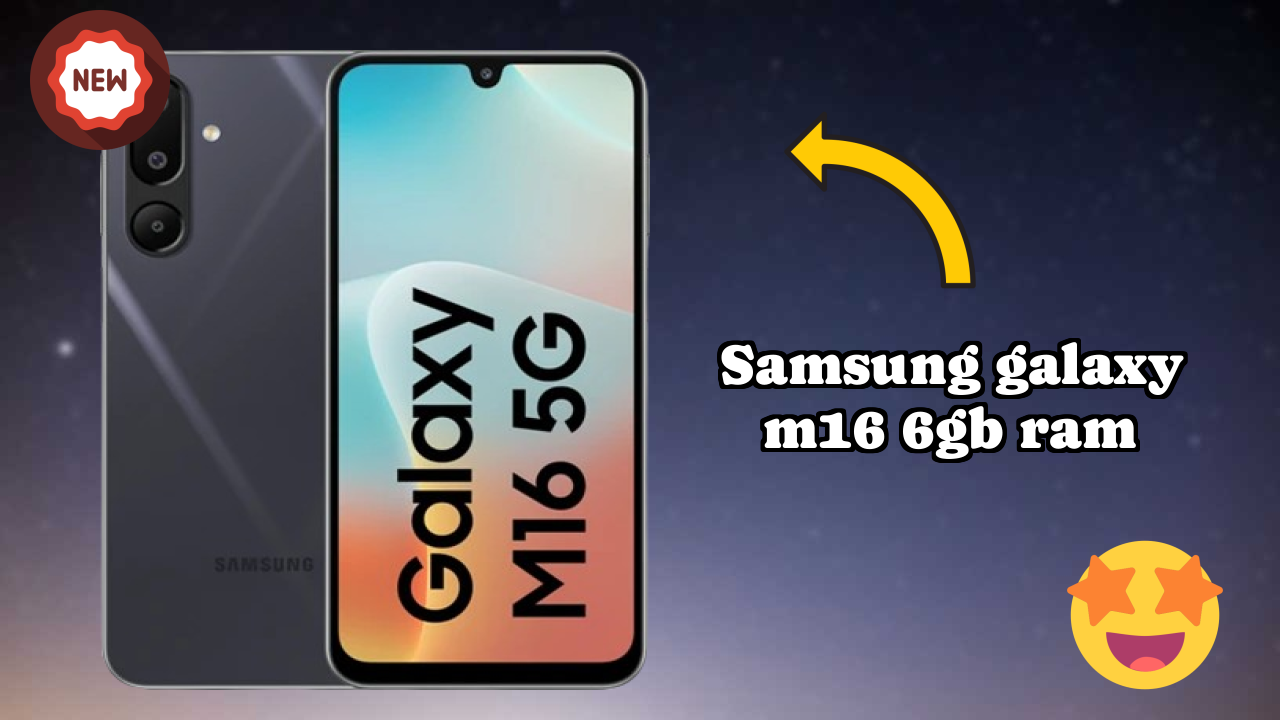 Samsung Galaxy M16 6GB RAM Battery Life: 5000 MAh Charging Speed