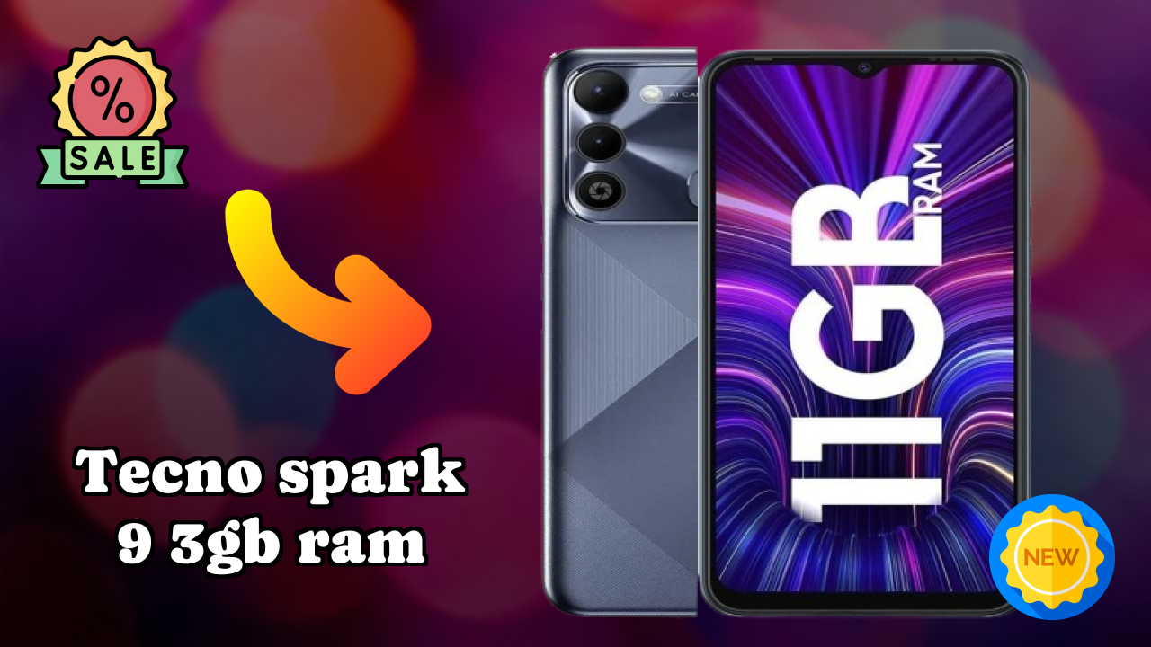 Tecno Spark 9 3GB RAM at ₹7,199 - Best Deal Available Now