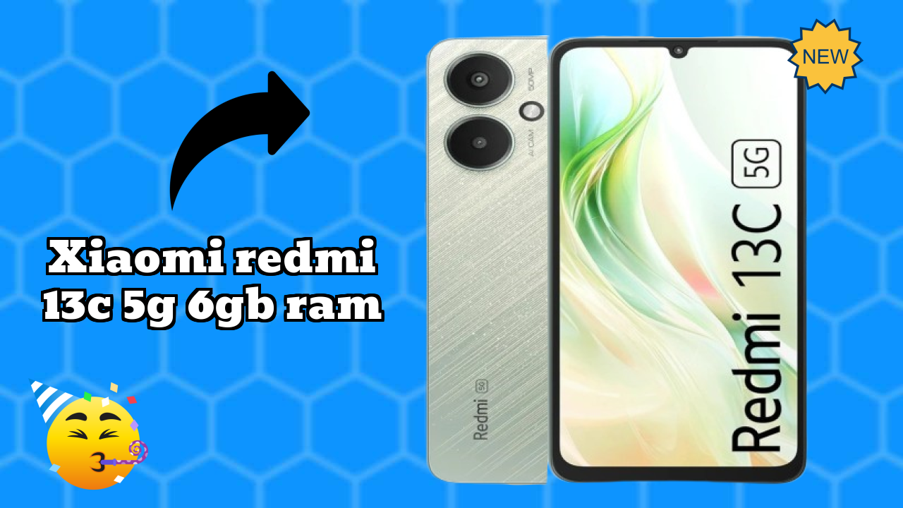 Xiaomi Redmi 13C 5G 6GB RAM Display Size: 6.74 Inches (17.12 Cm) Screen Quality