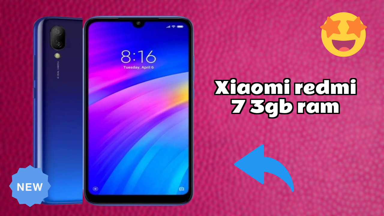 Xiaomi Redmi 7 3GB RAM Display Technology: IPS LCD Quality